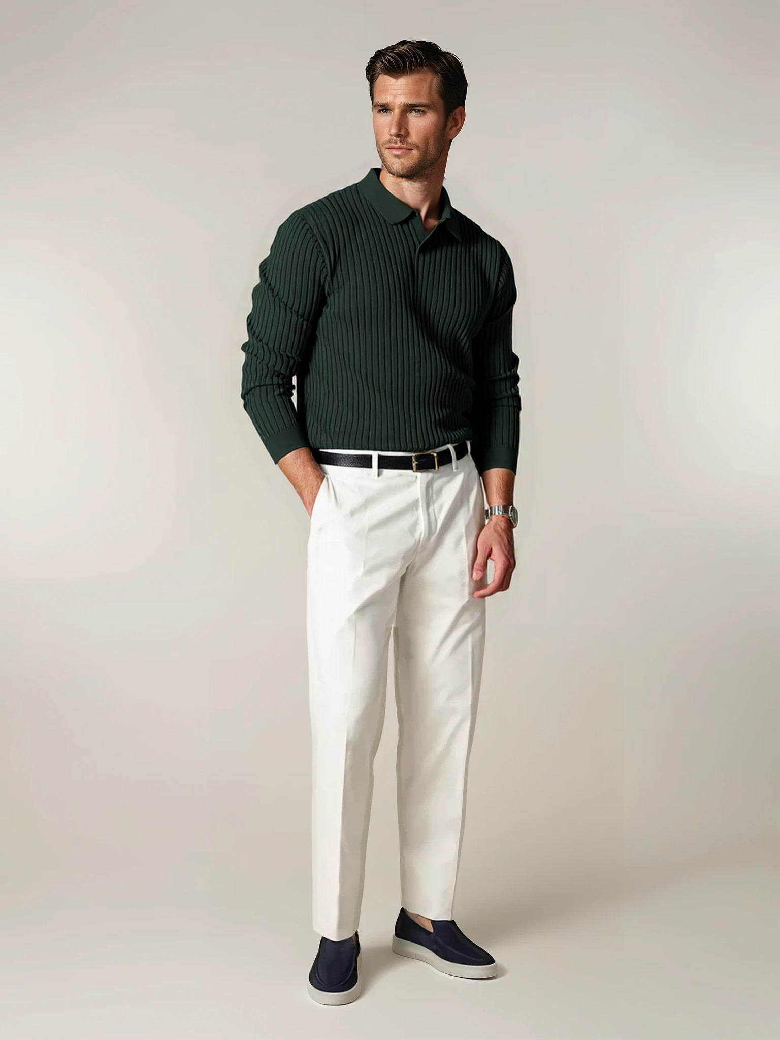 Carcon Sweater Dark Green