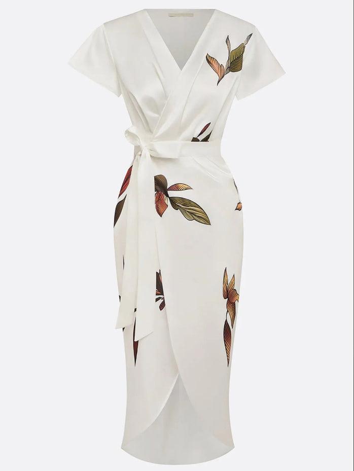 Iris - Elegant Wrap Dress