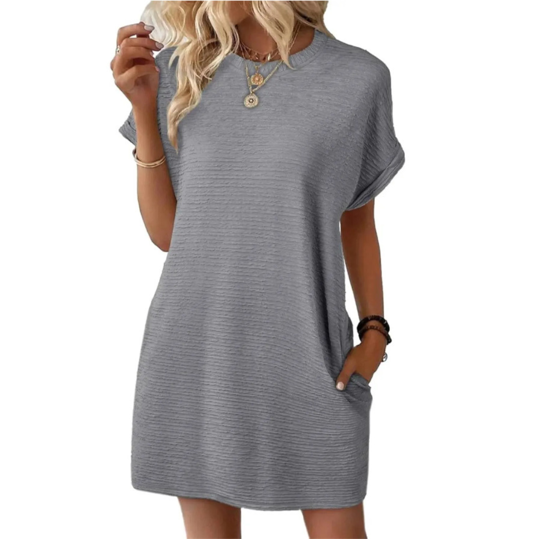 Diana - Casual Round Neck Summer Dress