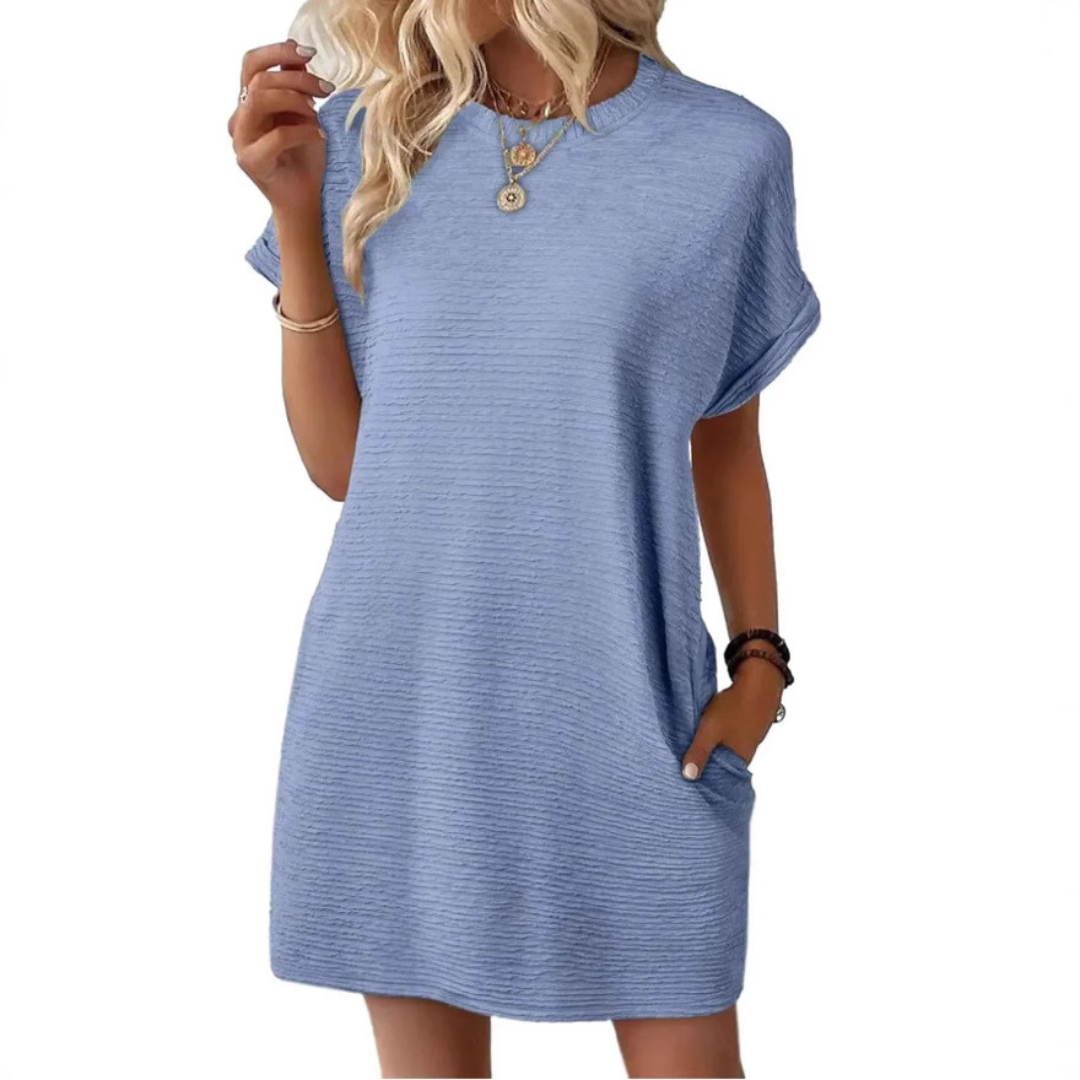 Diana - Casual Round Neck Summer Dress