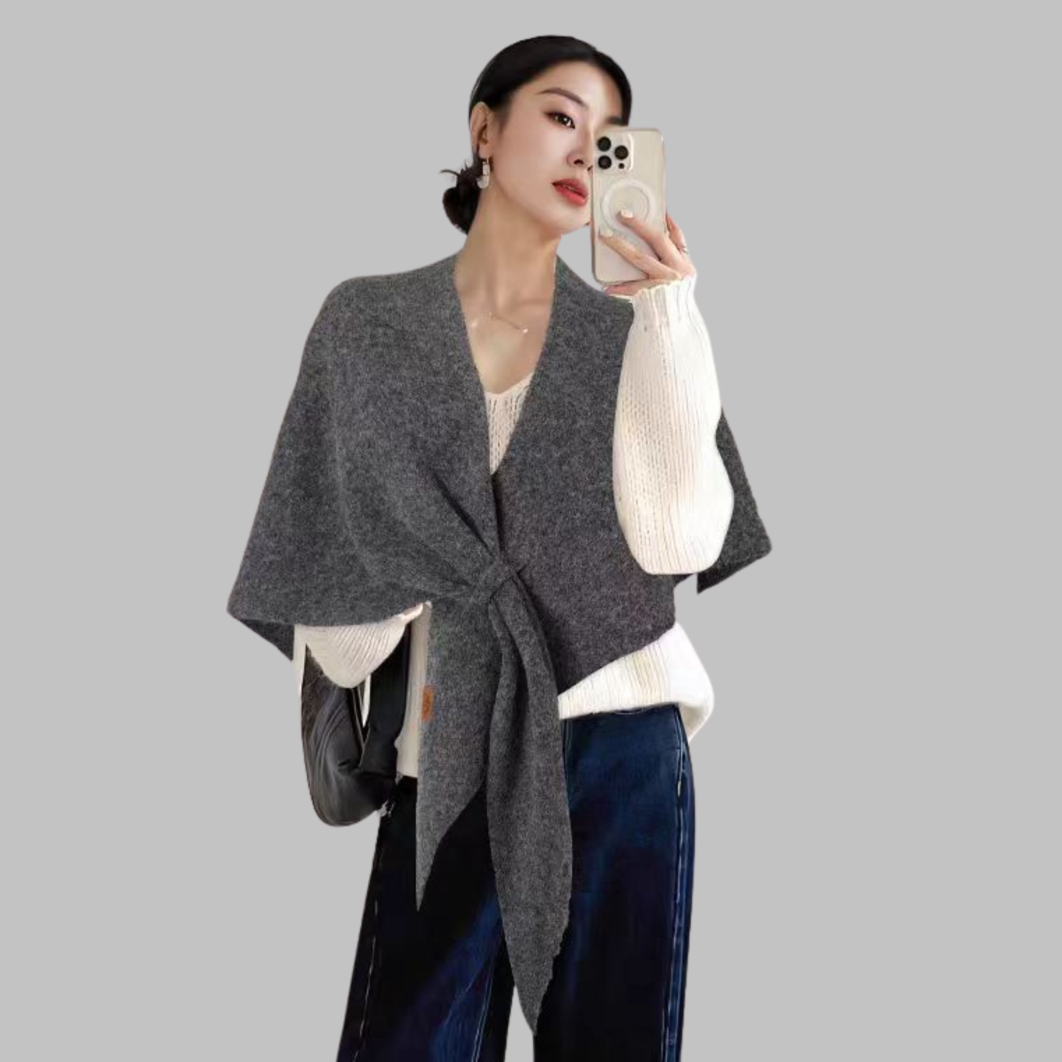 Chloe- Classy Soft Comfortable Triangle Shawl