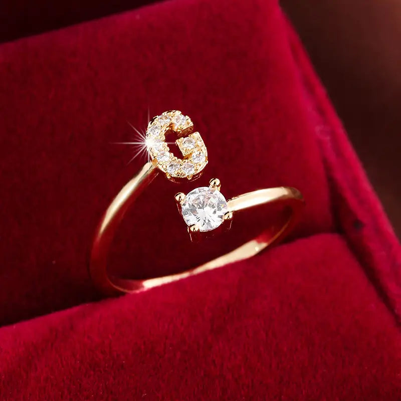 INITIAL LOVE RING