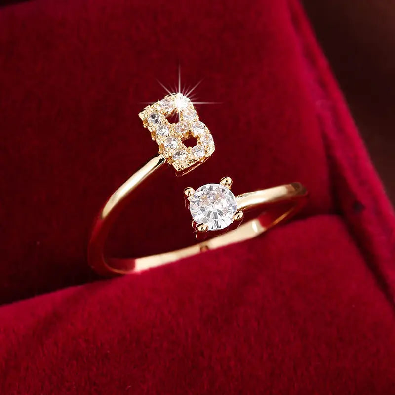 INITIAL LOVE RING