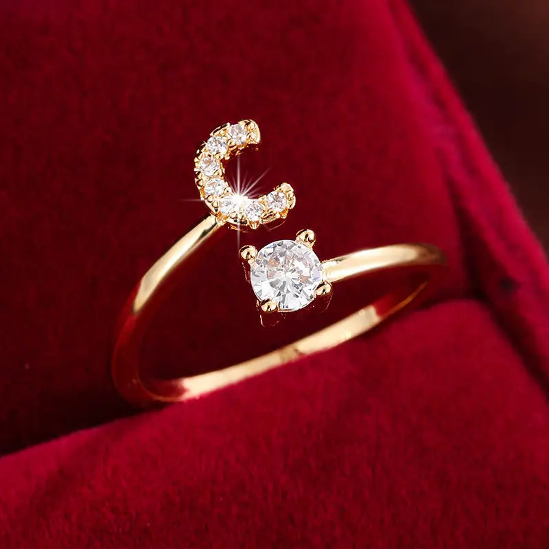 INITIAL LOVE RING
