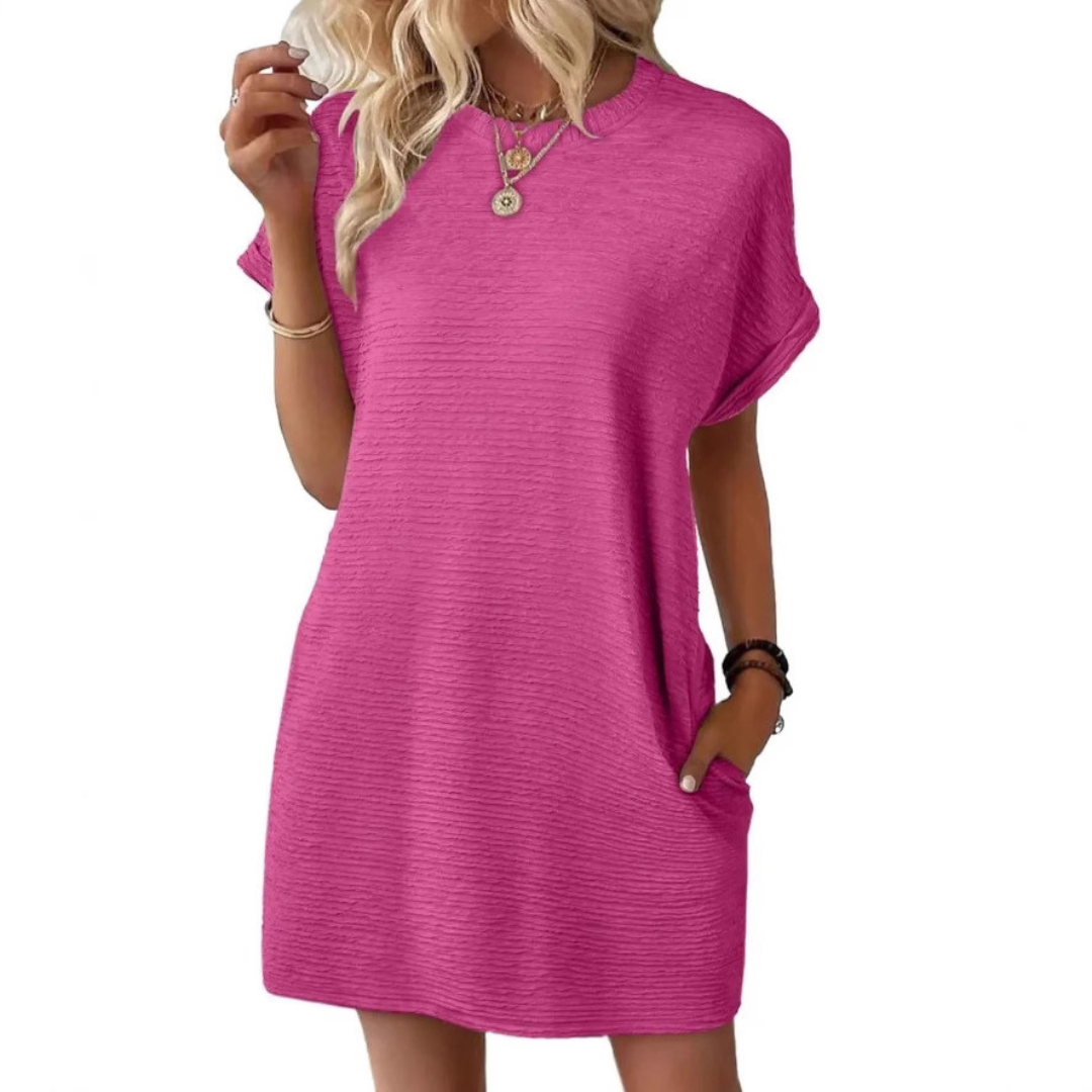 Diana - Casual Round Neck Summer Dress
