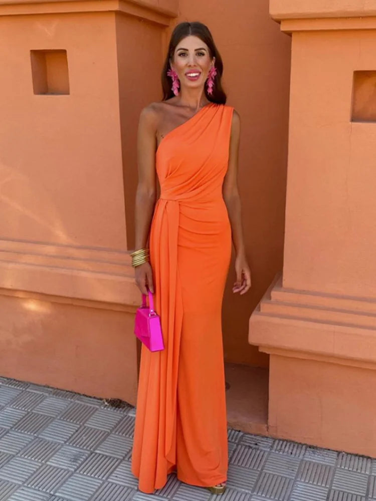 Chloe - Asymmetrical Maxi Dress
