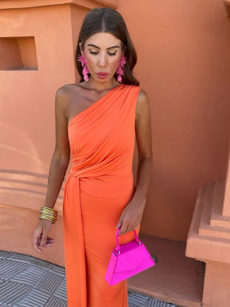 Chloe - Asymmetrical Maxi Dress