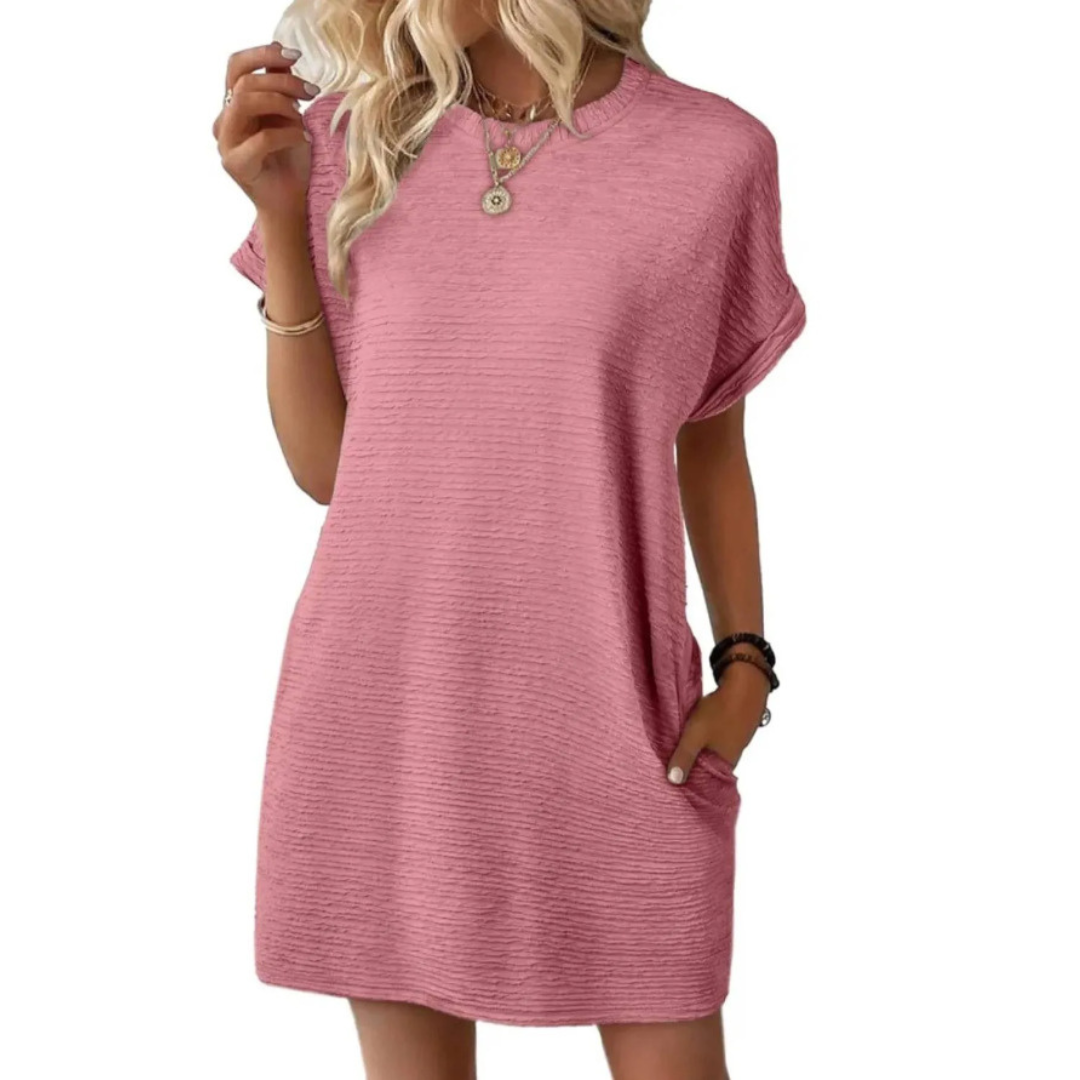 Diana - Casual Round Neck Summer Dress