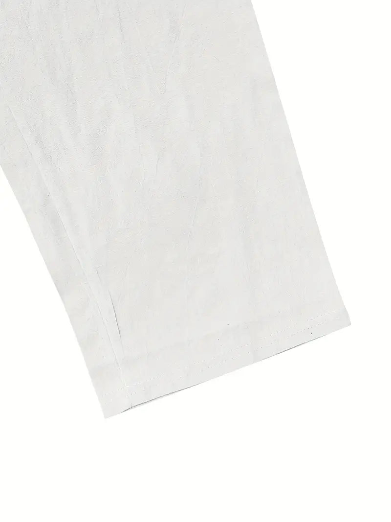 White Linen Seaside Trousers