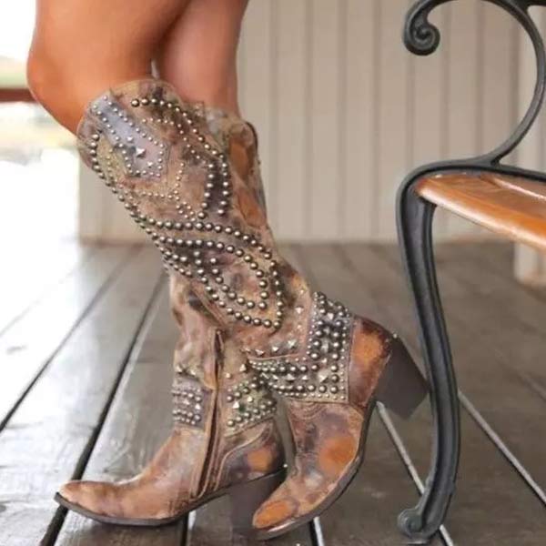 Margaret - Stylish Knee-High Boots