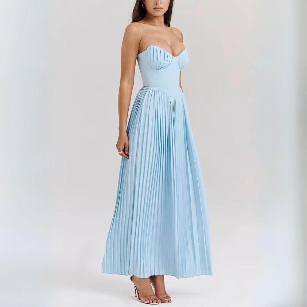 Amelia - Elegant Pleated Gown