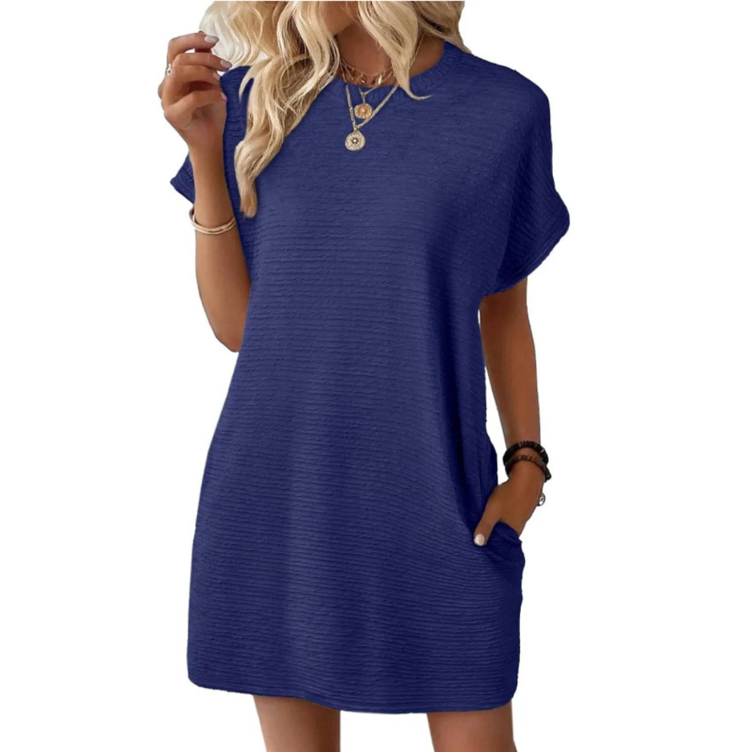 Diana - Casual Round Neck Summer Dress