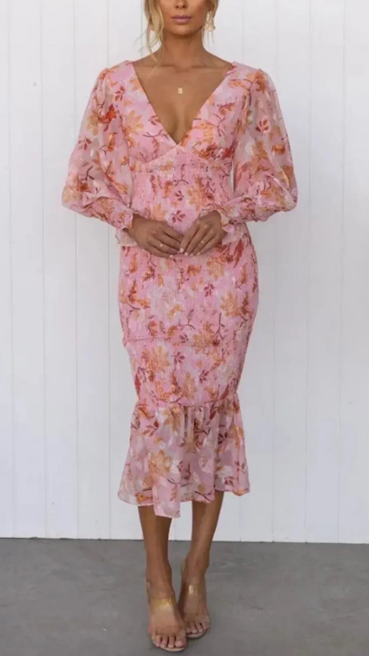 Elizabeth - Elegant Floral Midi