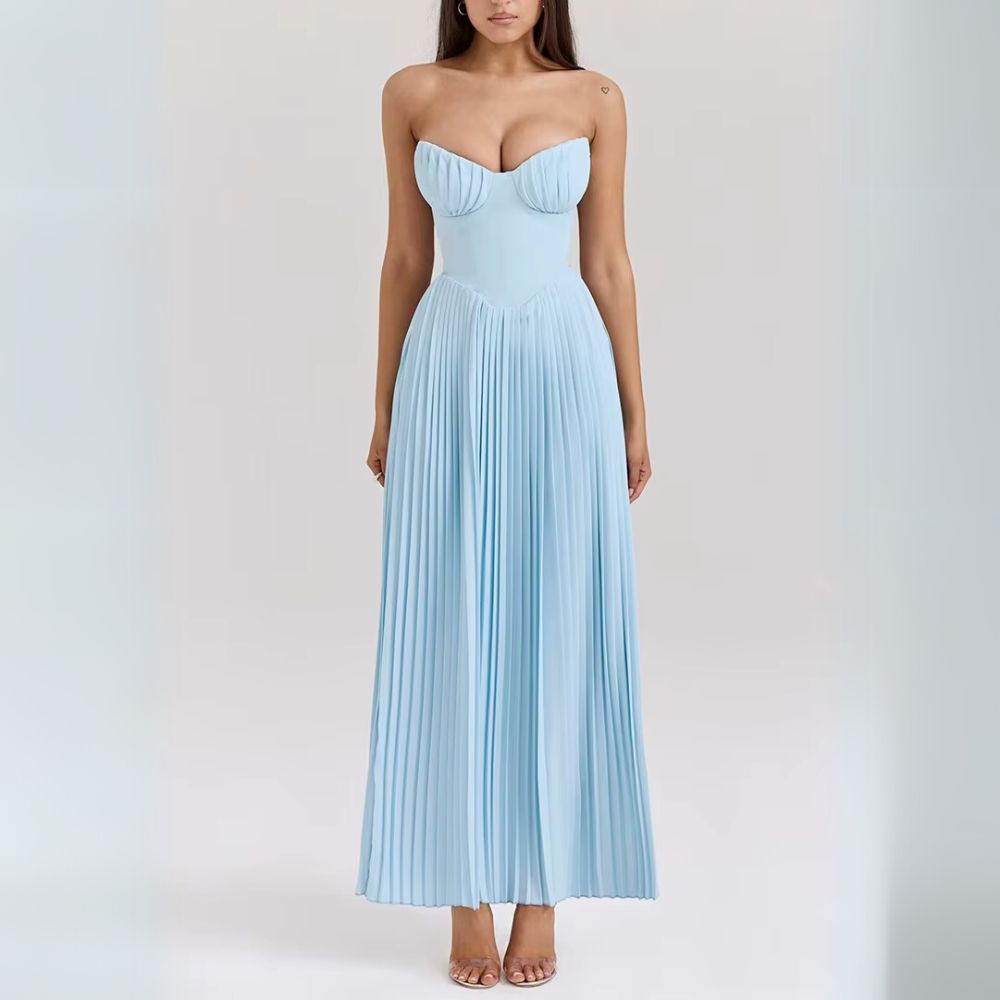 Amelia - Elegant Pleated Gown
