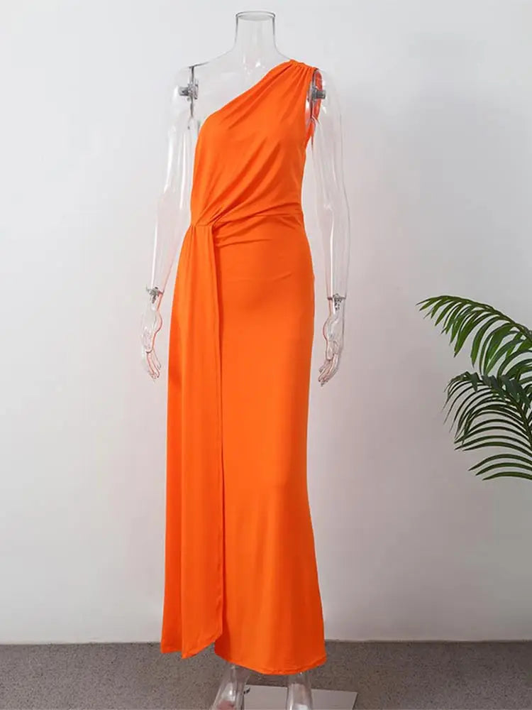Chloe - Asymmetrical Maxi Dress