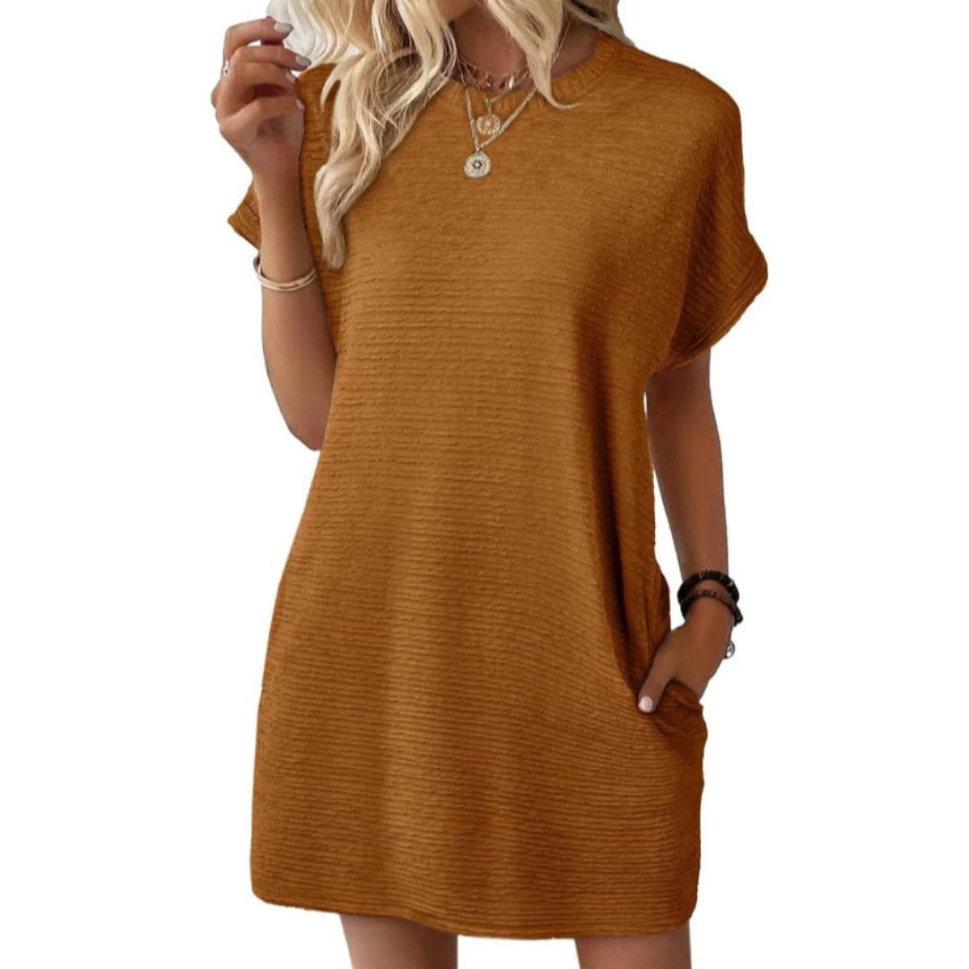 Diana - Casual Round Neck Summer Dress