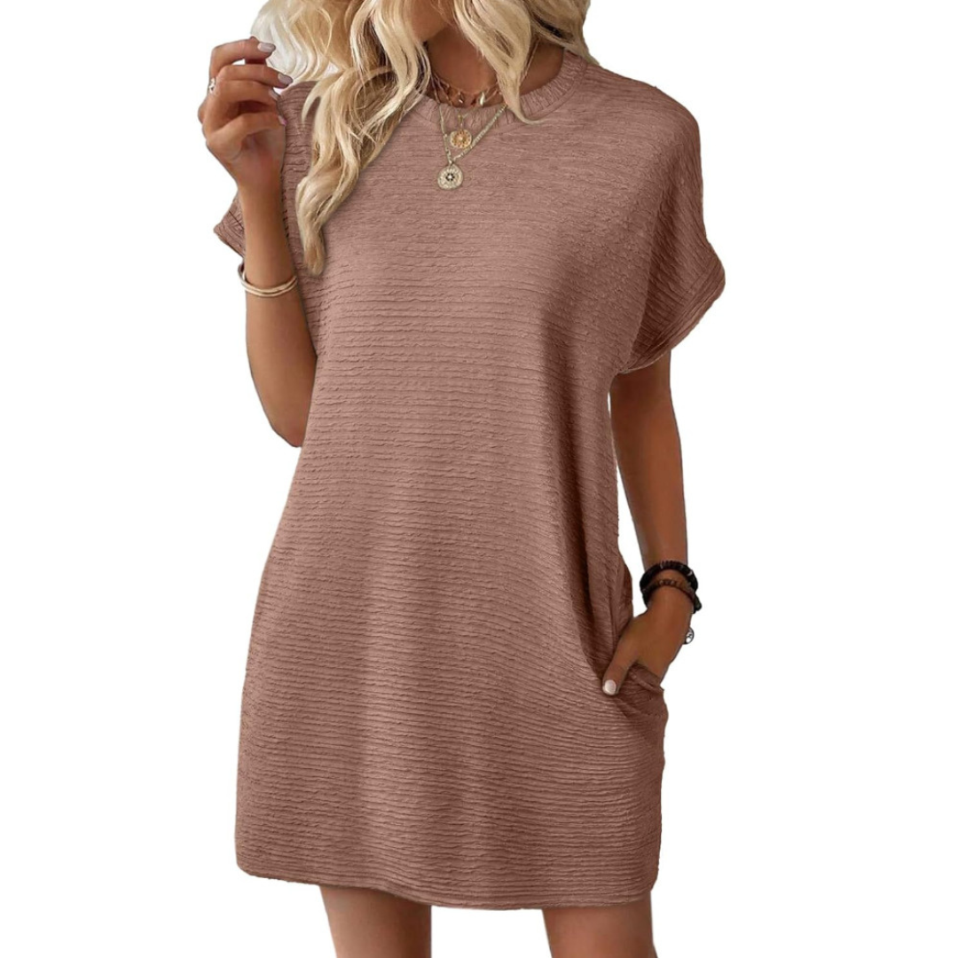 Diana - Casual Round Neck Summer Dress