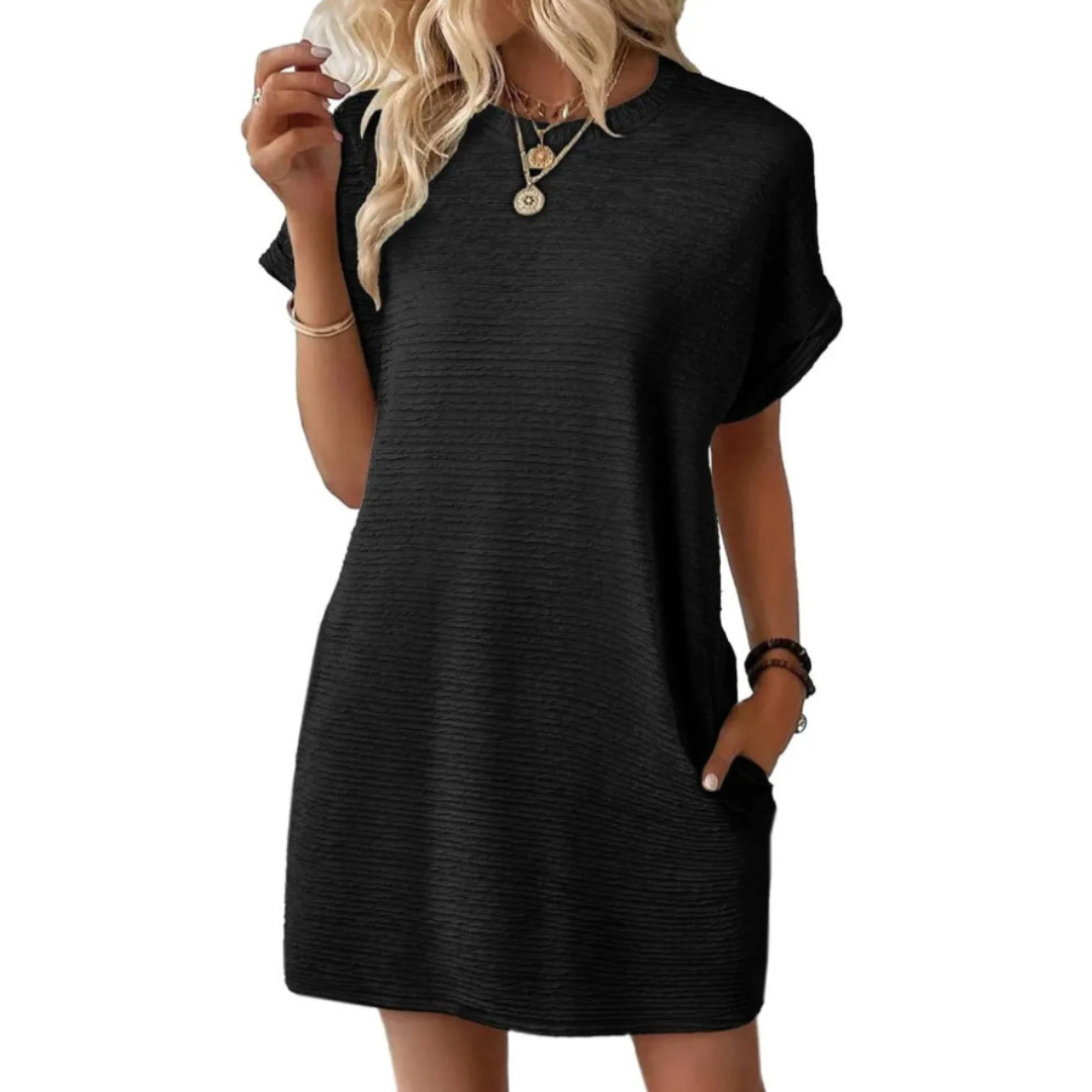 Diana - Casual Round Neck Summer Dress