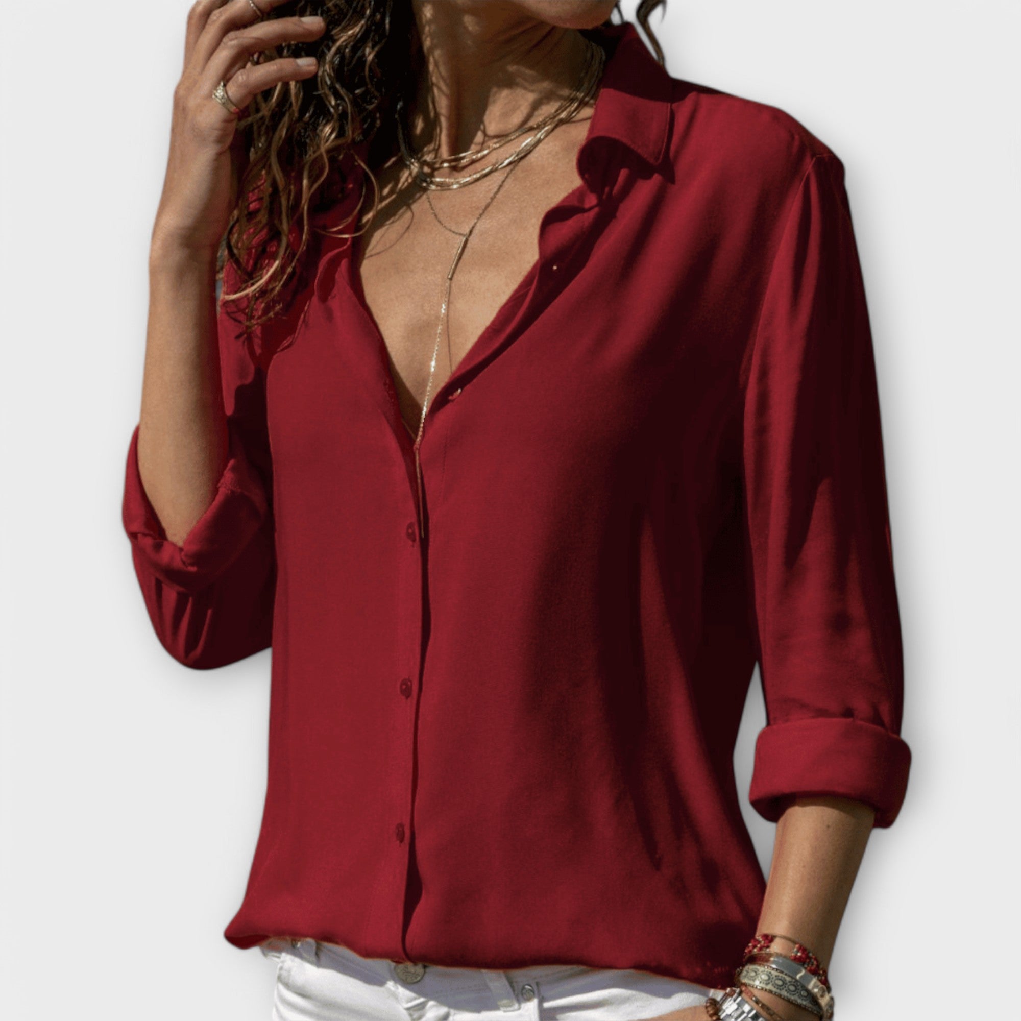 Clara - Elegant Comfort Blouse