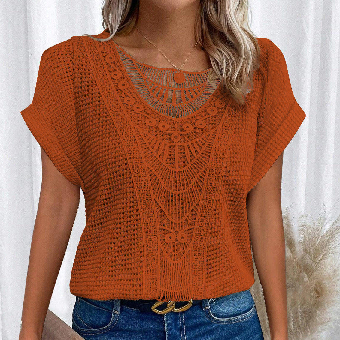 Chloe - Chic Lace Blouse
