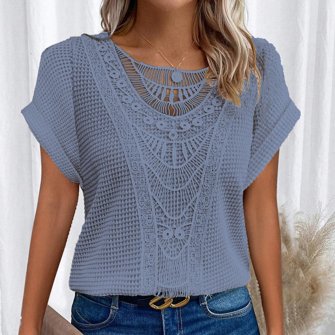 Chloe - Chic Lace Blouse