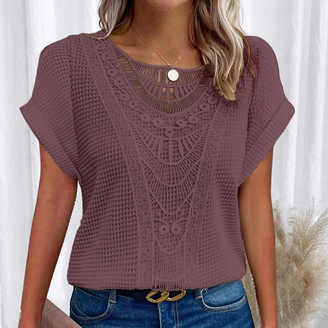 Chloe - Chic Lace Blouse