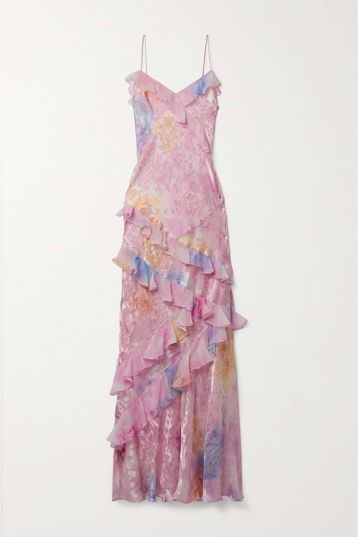 Amelia - Flowing Ruffle Gown
