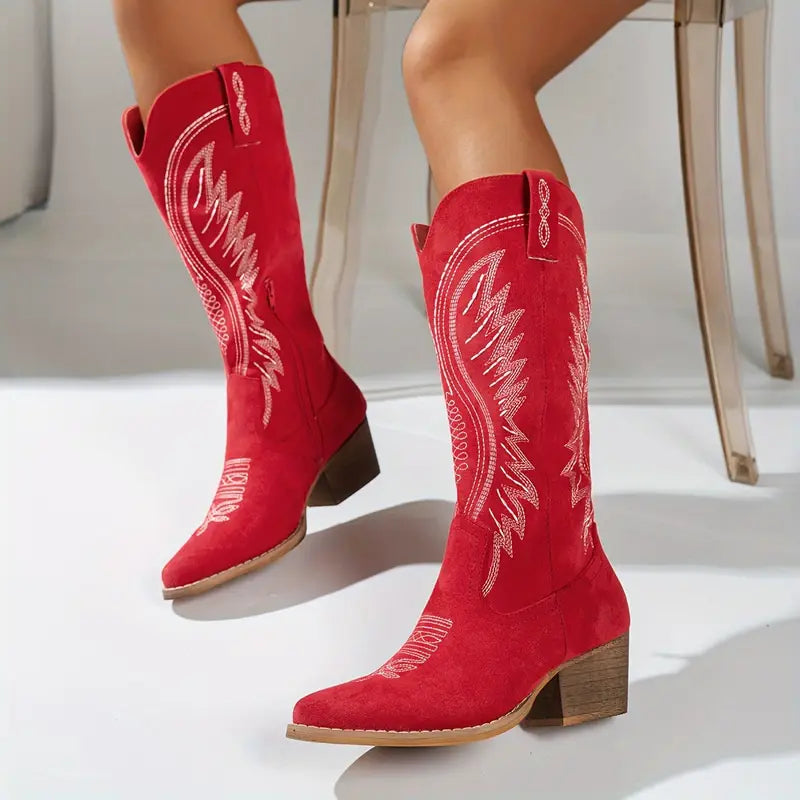 Esmee | Wild Spirit Embroidered Western Boots
