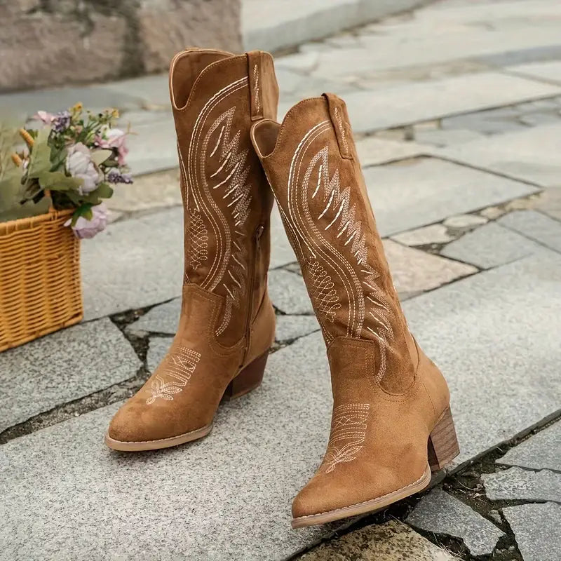 Esmee | Wild Spirit Embroidered Western Boots