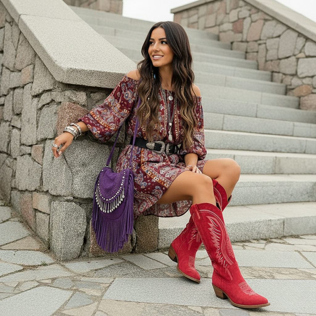Esmee | Wild Spirit Embroidered Western Boots