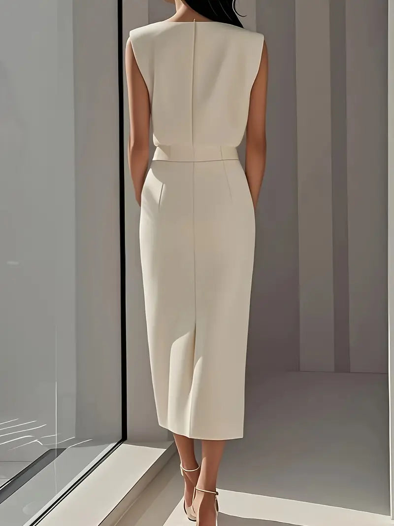 Bethany - Midi Dress with Side Slit