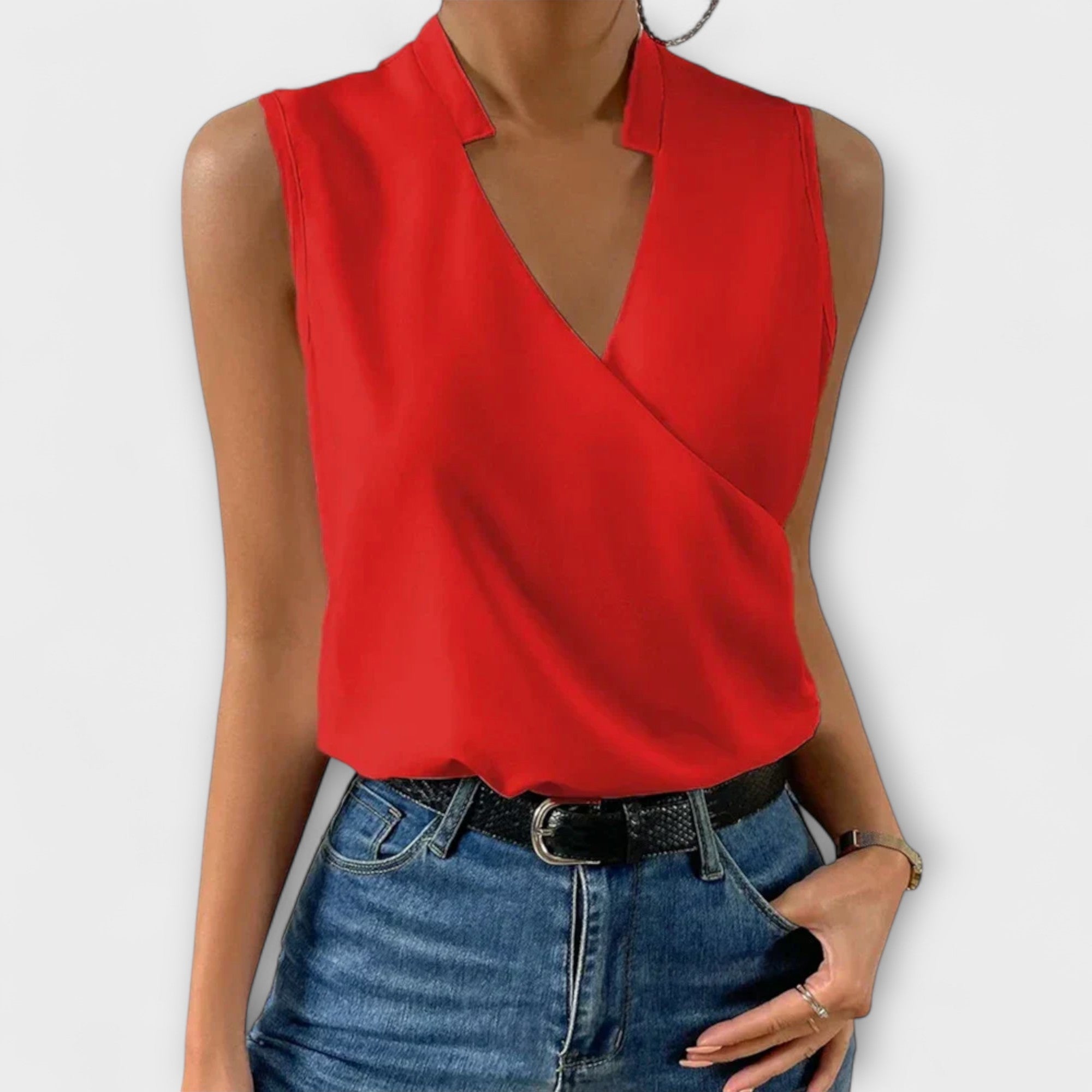 Clara - Elegant V-Neck Top