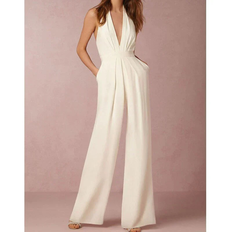 Jessica - Elegant Wide-Leg Jumpsuit