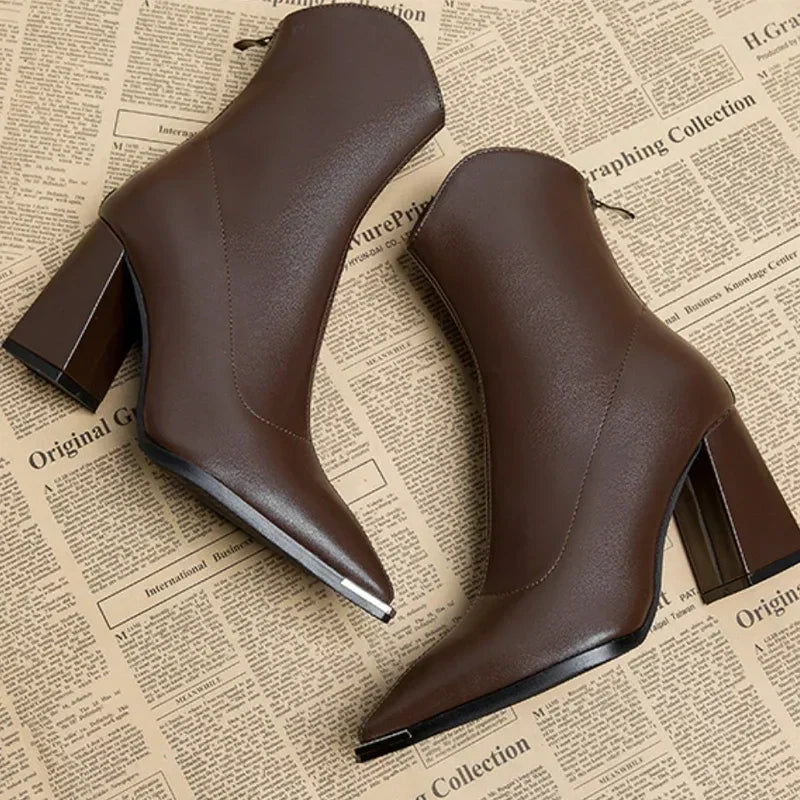Grace - Chrome Tip Chelsea Boots