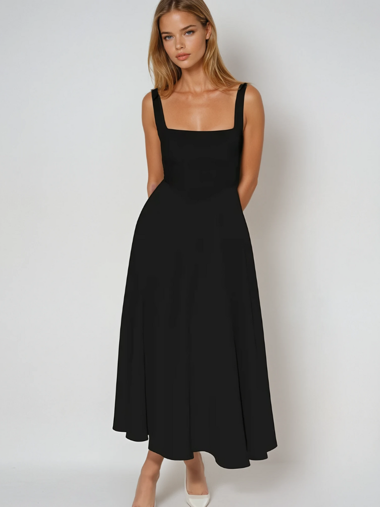 Elizabeth - Elegant Midi Dress