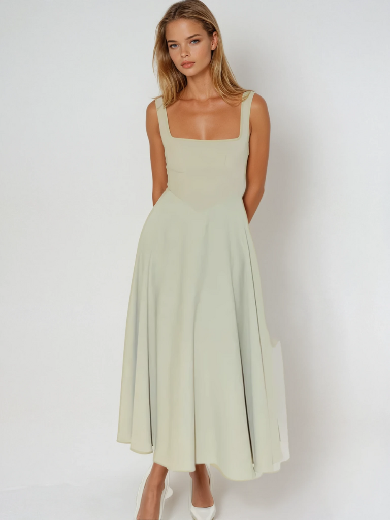 Elizabeth - Elegant Midi Dress