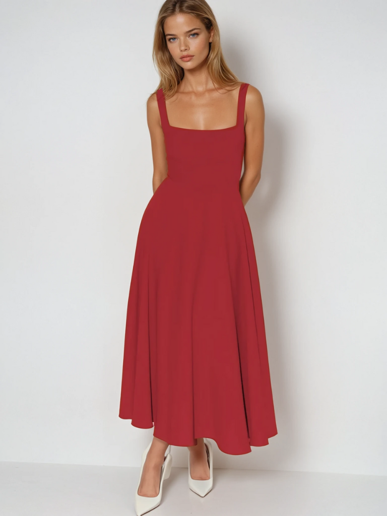 Elizabeth - Elegant Midi Dress