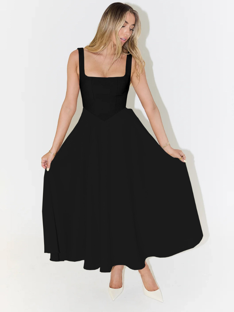 Elizabeth - Elegant Midi Dress