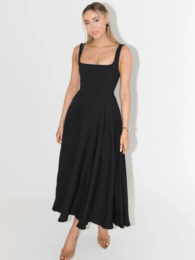 Elizabeth - Elegant Midi Dress
