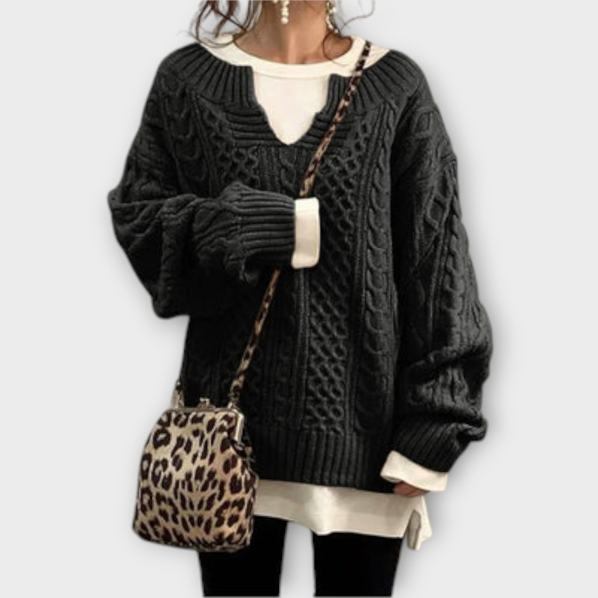 Daisy - Cozy Cable Sweater