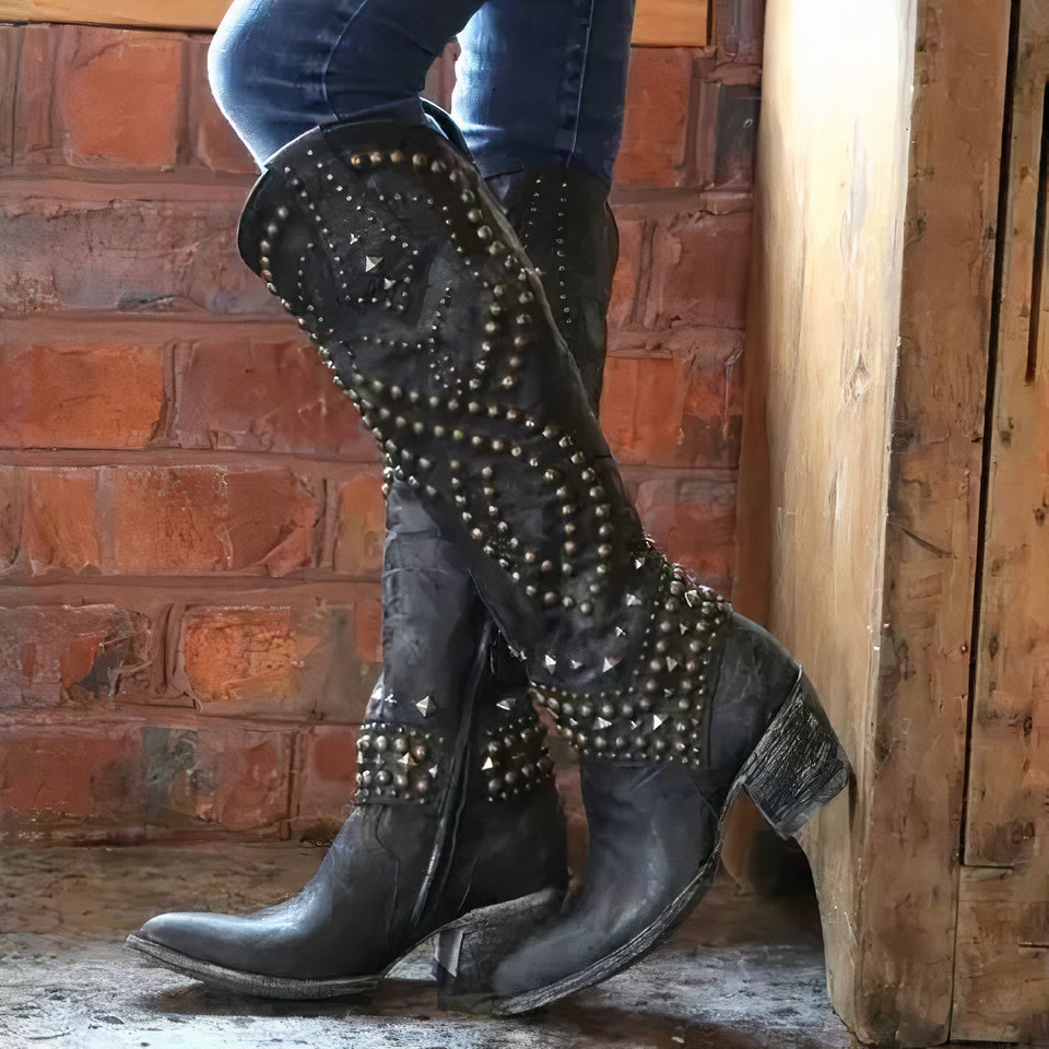 Margaret - Stylish Knee-High Boots