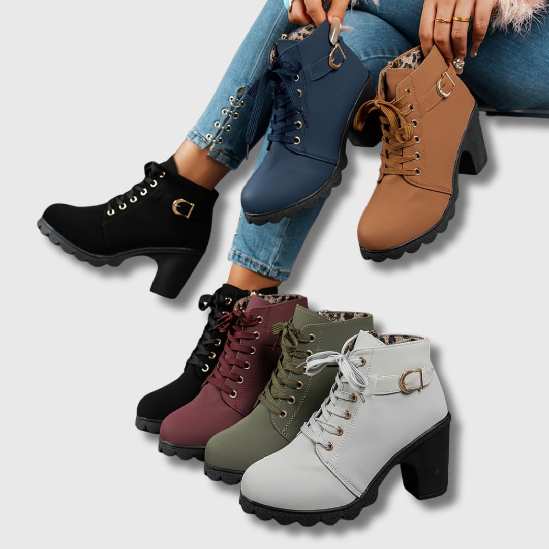 Helena - Heeled Ankle Boots