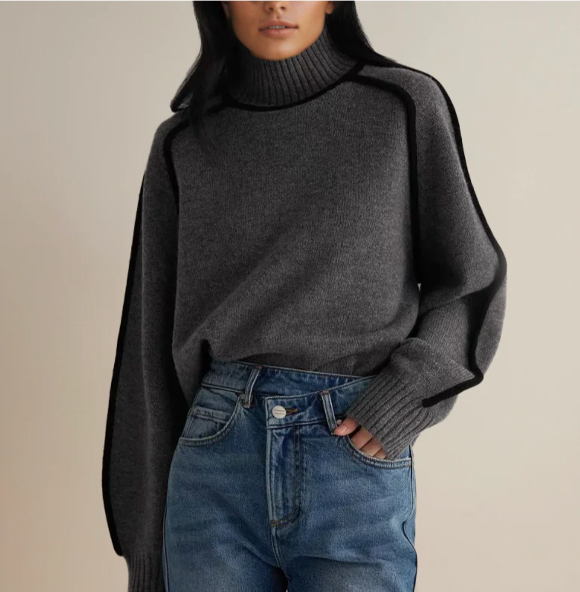 Angela - Essential Roll Neck Jumper