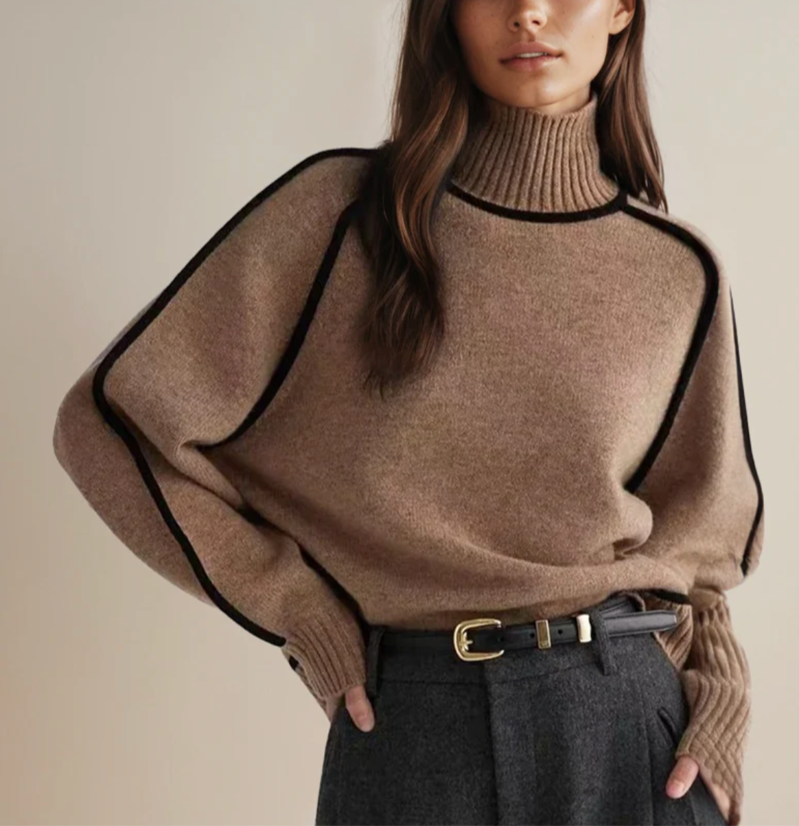 Angela - Essential Roll Neck Jumper