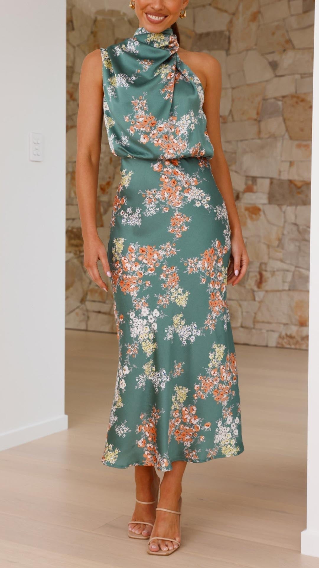 Claire - Elegant Floral Maxi