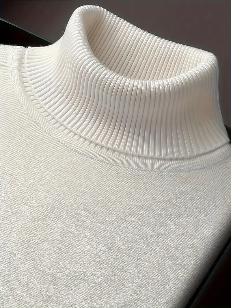 CROCHET TURTLENECK WHITE