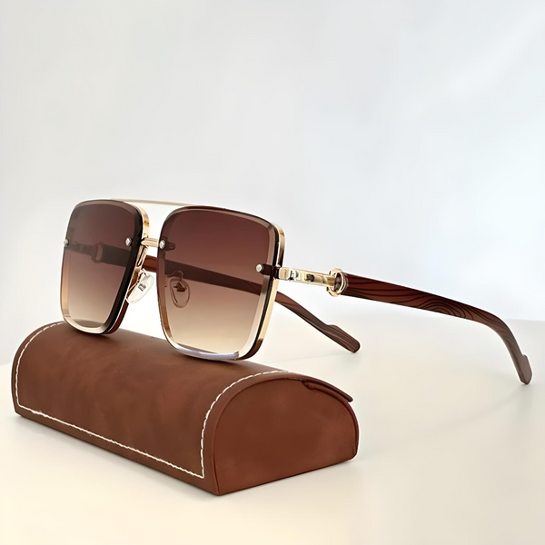 Daisy - Vintage Retro Square Sunglasses
