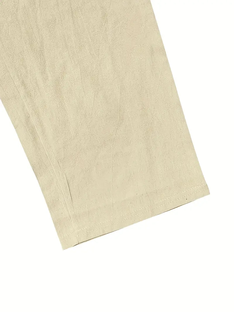 Khaki Linen Seaside Trousers