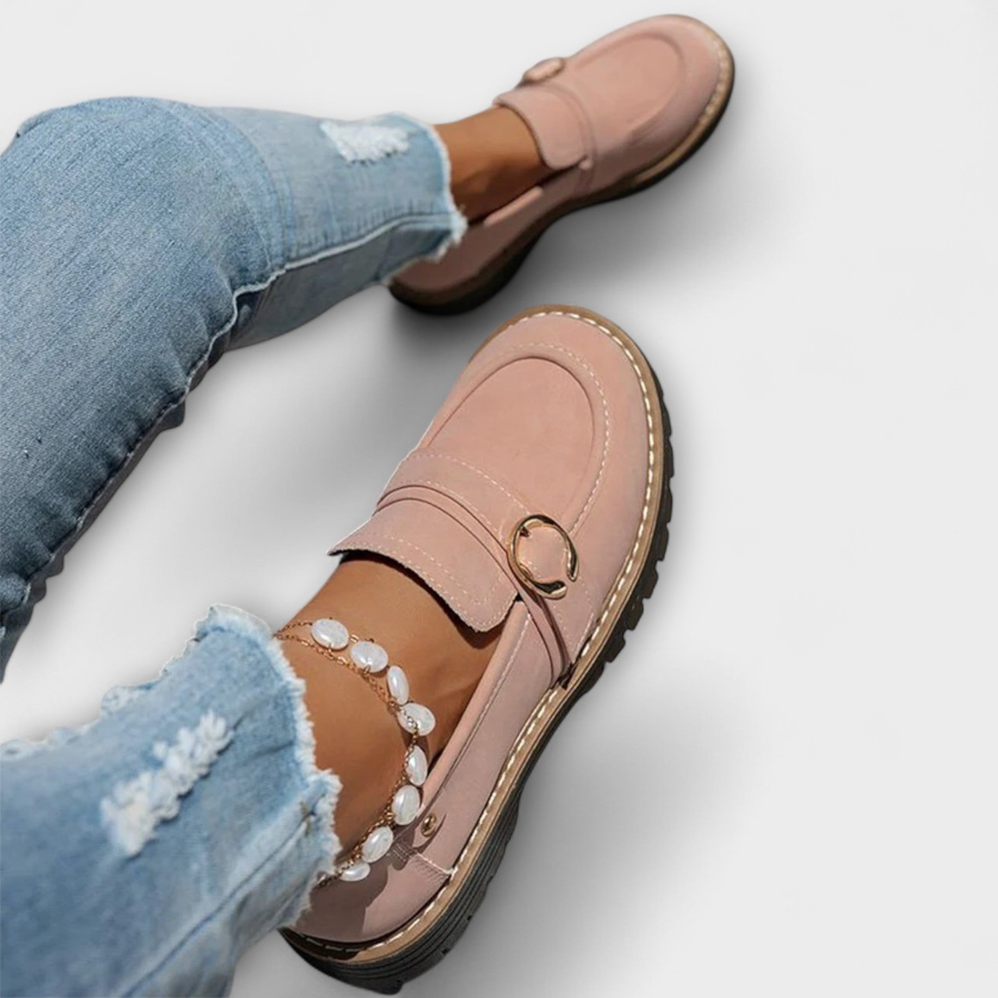 Grace - Comfortable Light Moccasins