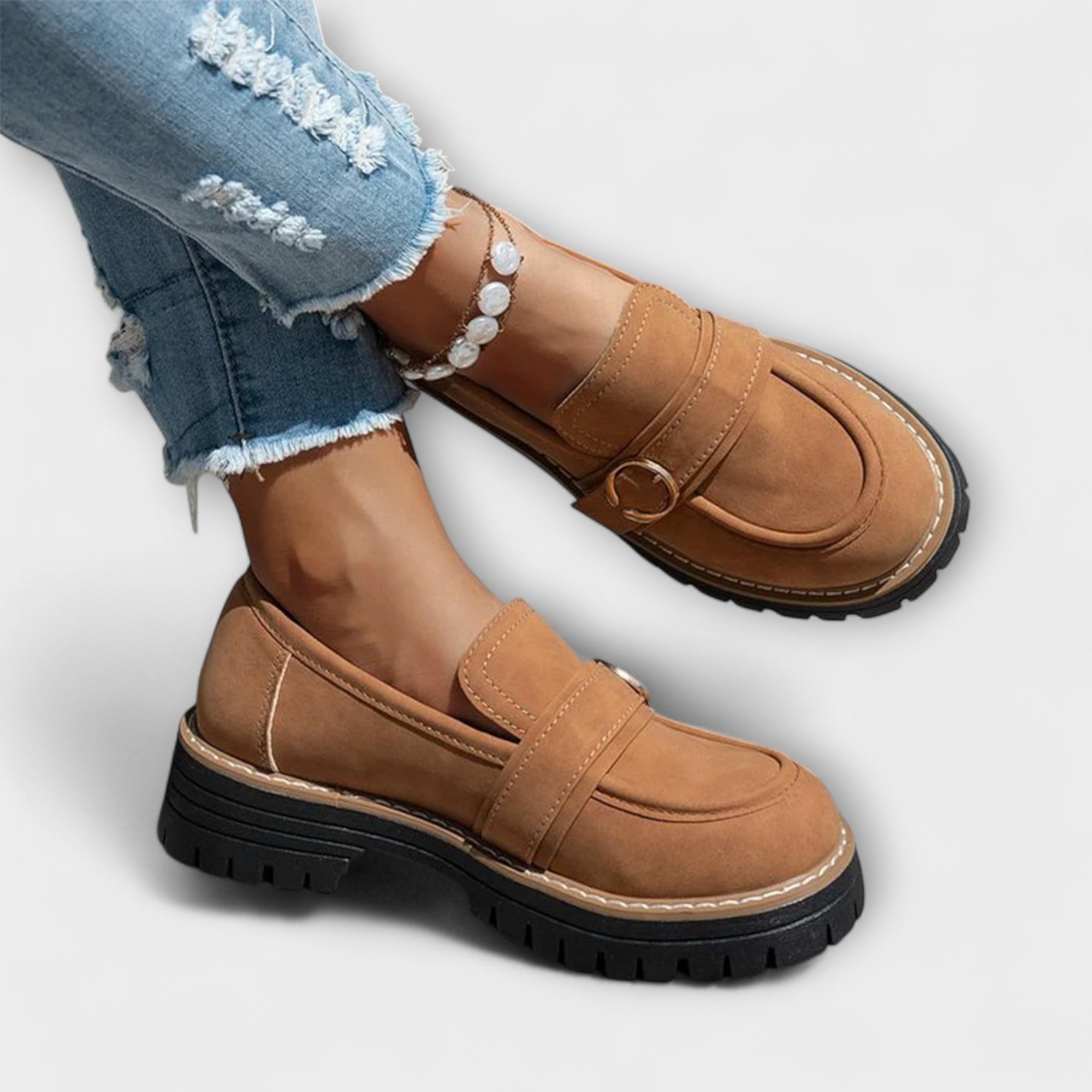 Grace - Comfortable Light Moccasins